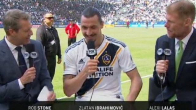 La plus zlatanesque des interviews d'Ibrahimovic apr&egrave;s son d&eacute;but de folie en MLS