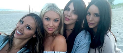 Kristen Doute, Stassi Schroeder, Katie Maloney, and Scheana Marie on the beach. [Photo via Instagram, public]