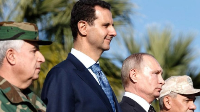 Bashar al-Assad e Vladimir Putin: non ci saranno risposte militari al raid USA