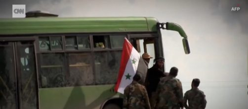 Russia makes accusations that claim the UK was behind the chemical attacks in Syria [Image source: CNN/YouTube]