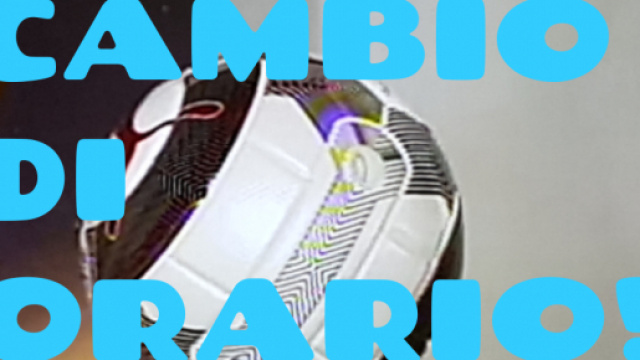 Cambia orario un match di Serie C.