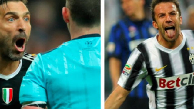 Gianluigi Buffon ed Alessandro Del Piero