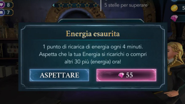 Hogwarts Mystery, trucchi energia