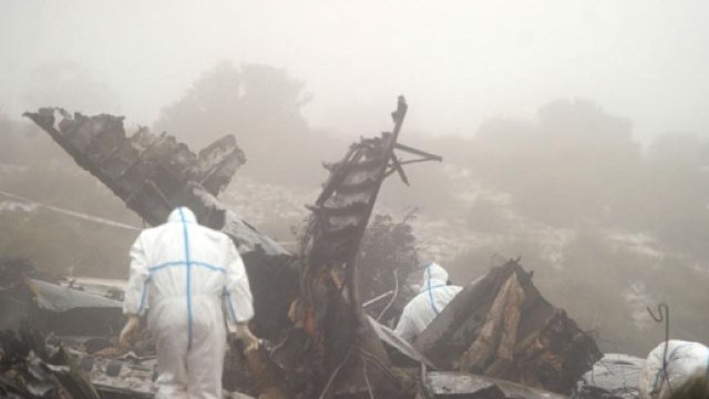 Le immagini del disastro aereo in Algeria