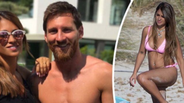 Lionel Messi con la moglie Antonella Roccuzzo