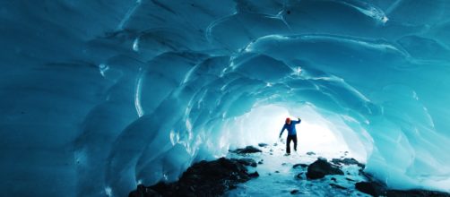 A surprise bellow a Canadian ice cap. Image: Paxon Woelber on Unsplash