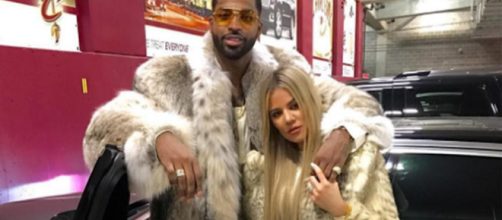 Khloe Kardashian and Tristan Thompson in happier times. [Photo via Instagram]