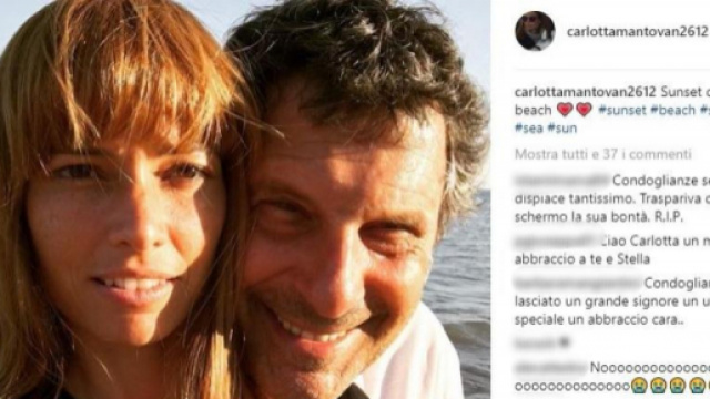 Fabrizio Frizzi e Carlotta Mantovan, le foto del loro amore - 105.net