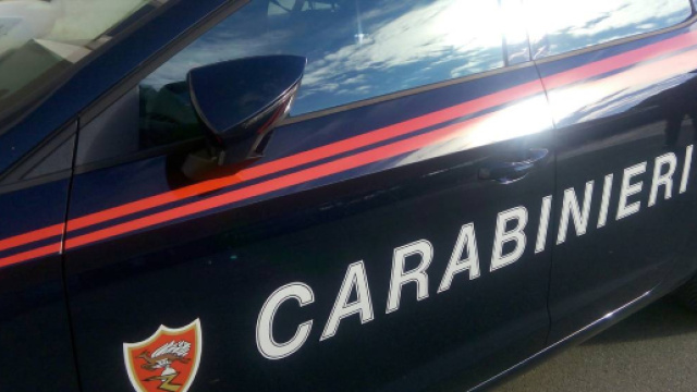 Intervento dell'arma dei carabinieri