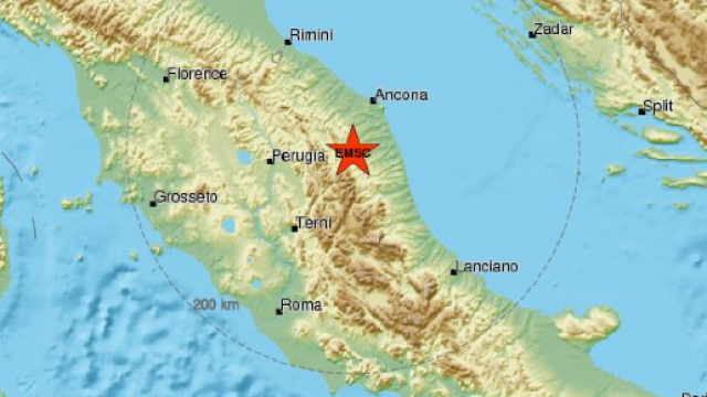 Terremoto in provincia di Macerata