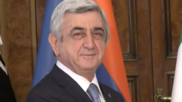 il presidente della Repubblica d'Armenia, Serzh Sargsyan