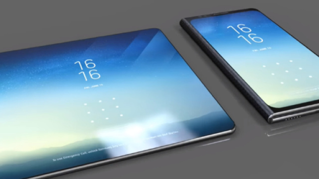 Samsung X, schermo OLED pieghevole.