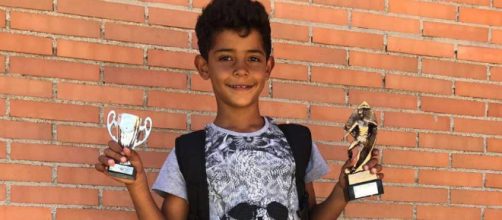 El hijo de Ronaldo tras los pasos paternos con s&oacute;lo 7 a&ntilde;os