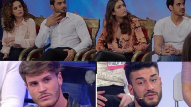 Registrazione Uomini e donne oggi: l'addio di Lorenzo e Giordano