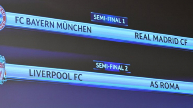 Semifinali di Champions: andata, Bayern-Real Madrid e Liverpool-Roma