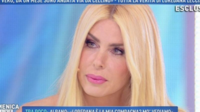 Loredana Lecciso a Domenica Live