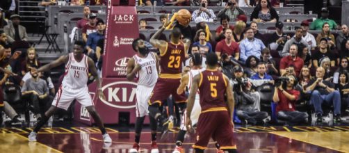 Clint Capela (far left) - Erik Drost via Flickr