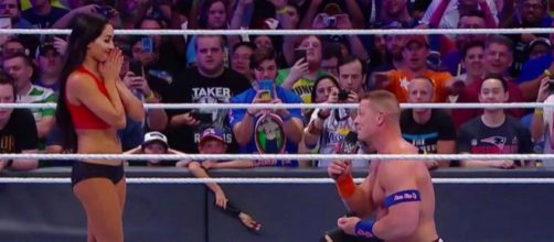 John Cena PROPOSES to Nikki Bella - screenshot