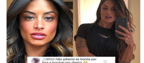 Aline n&atilde;o aceitou critica de internauta (Reprodu&ccedil;&atilde;o - Instagram)