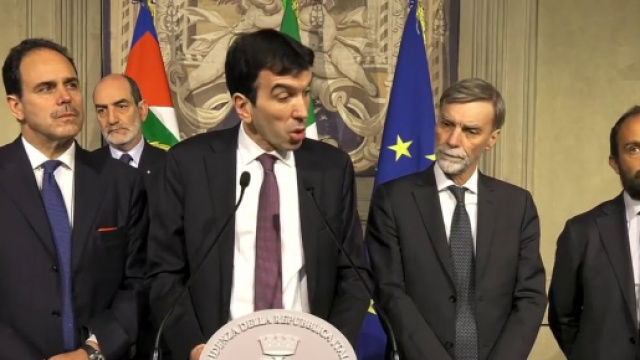 Il reggente del PD Martina dopo le consultazioni