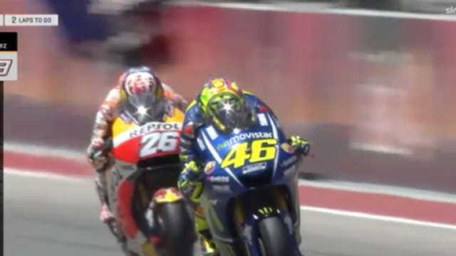 Valentino Rossi e Daniel Pedrosa