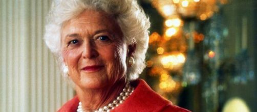 Barbara Bush circa 1992 [image courtesy Office of the President wikimedia commons]