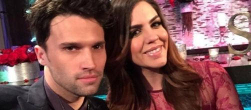 Tom Schwartz and Katie Maloney pose at the reunion. [Photo via Instagram]