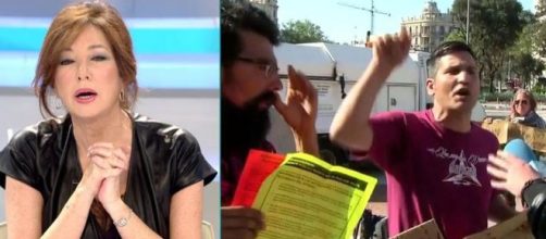 Un grupo de concentrados insultan a Ana Rosa Quintana