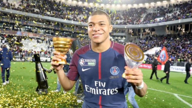 Kylian M'Bapp&eacute; l'homme du match de la finale de la coupe de la Ligue