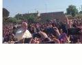 Salento, quanta emozione: il video spettacolare dell'arrivo di Papa Francesco