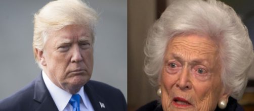 Donald Trump, Barbara Bush, via Twitter