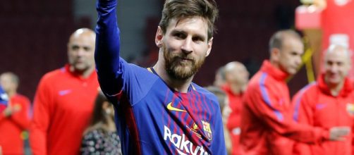 Messi en la final de la Copa del Rey