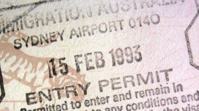 Australia sydney entry permit, Wikimedia Commons