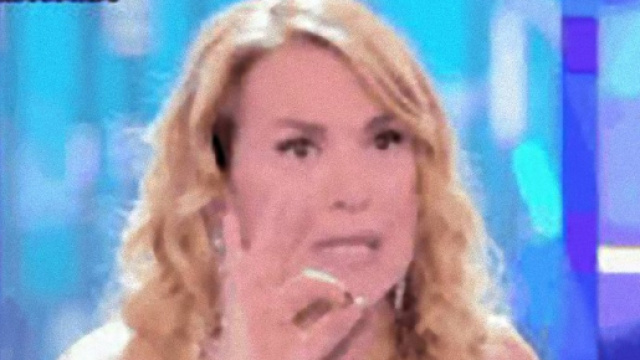 Barbara D'Urso furiosa con un'ospite.