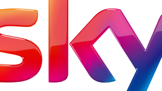 Il logo ufficiale di Sky, pay tv di Murdoch