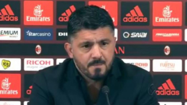 Milan, Gattuso in conferenza stampa