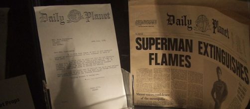 Fictional newspaper Daily Planet from Superman film series in London Film Museum (Image credit &ndash; cezzie901, Wikimedia Commons)