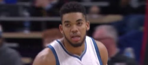 Karl-Anthony Towns and the Timberwolves host the Rockets in Game 3 of their 2018 NBA Playoff series on Saturday night. [Image via NBA/YouTube]