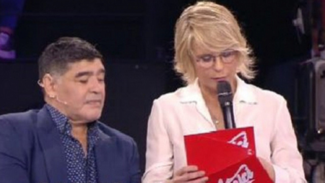 Diego Armando Maradona e Maria De Filippi