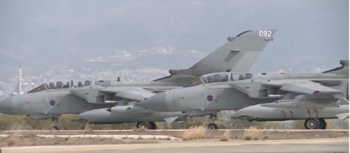 Civilians have died in air attacks carried out by the RAF and coalition forces. [image source: Ministry of Defense- YouTube]