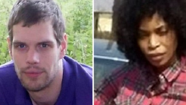 A sinistra il giovane vittima dell'acido, a destra la ex fidanzata