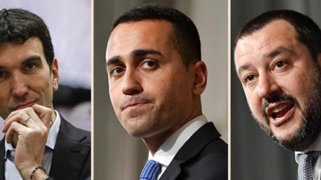 Di Maio sottopone il contratto di governo M5S a Martina e Salvini
