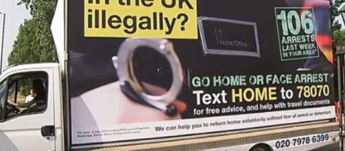 Government 'go home' vans banned for 'misleading' public &ndash; Channel ... - channel4.com