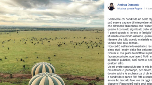 Andrea Damante furioso lancia una frecciatina a Giulia De Lellis