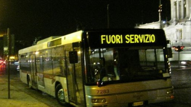 Sciopero generale mezzi pubblici dal 26 aprile al 2 maggio 2018