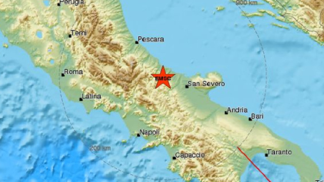Terremoto in provincia di Campobasso