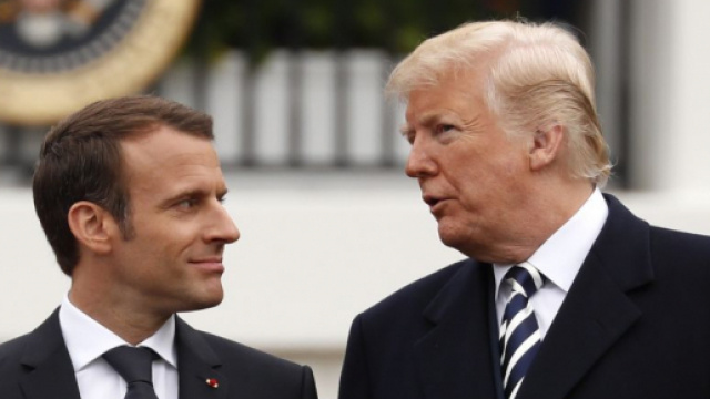 A Washington, Macron fait &eacute;tat d'une "avanc&eacute;e" sur l'Iran ... - challenges.fr