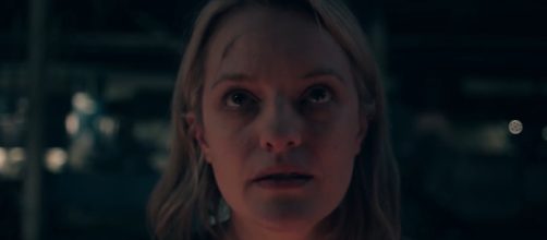 Elisabeth Moss is June Osborn. [image source: YouTube - Hulu]