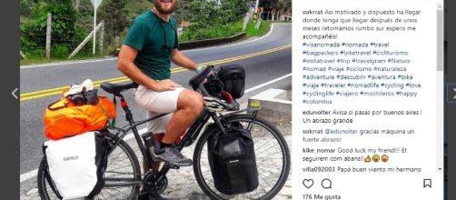 &Oacute;scar Fuentes y su viaje al sur en bicicleta, 2da parte