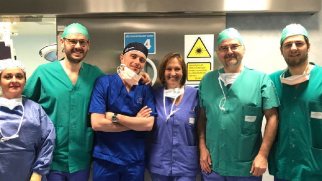 Equipe di chirurgia andrologica di Terni che ha eseguito ricostruzione del pene